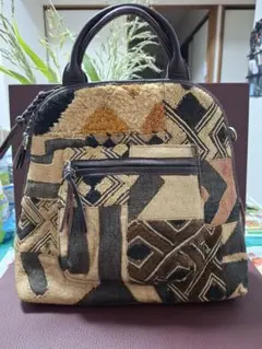 MALAIKA Traditional パッチワーク ハンドバッグのサムネイル