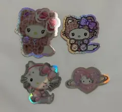 チャーミーキティ ホログラムステッカー 4枚セット