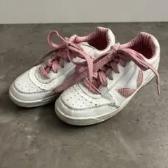 キッズスニーカー ホワイト/ピンク　プレイボーイ