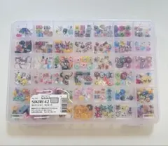 新品未使用 ネイルパーツ ケース付き まとめ売り 詰め合わせ 300個以上