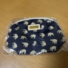 ジムトンプソン　タイシルク象柄ポーチ