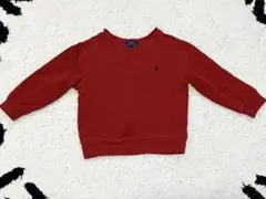 Polo Ralph Lauren 赤 裏起毛トレーナー 100