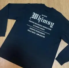 【美品】　WHIMSY 長袖　ロンT ウィムジー　ブラックのサムネイル