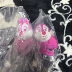 未使用　ディズニーランド　パルパルーザ　ぬいぐるみチャーム　チップ　デール