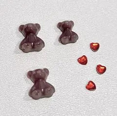 ネイルパーツ くま 3D