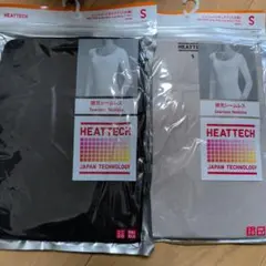 新品未開封2つセット★ユニクロヒートテックUネックT（八分袖）　S