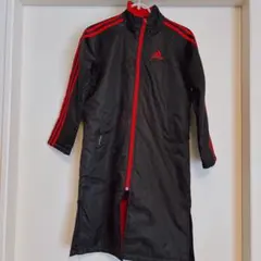 adidas ベンチコート ブラック/レッド 【130】