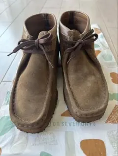 Clarks Wallabees スエード ブーツ ブラウン 5のサムネイル