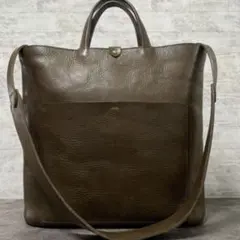 ロナ LONA ACOTE tote アコテ レザー トート バッグ グリーンのサムネイル
