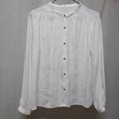 美品✨️GLACIER ホワイト ボタン付きシャツ M