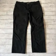 カーハート 103334 ダブルニー ワークパンツ 黒 W40 L30メンズ古着