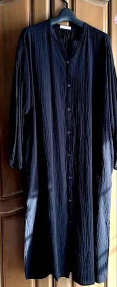 CRAFT STANDARDBOUTIQUE 長袖シャツロングワンピースブラック