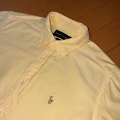 RALPH LAUREN ラルフローレン SLIM 長袖シャツ　イエロー 9のサムネイル