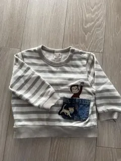 petit main おさるのジョージ トレーナー 80