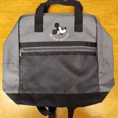 ミッキーマウス リュック グレー
