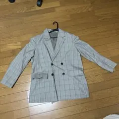 GU ダブルブレストテーラードジャケット