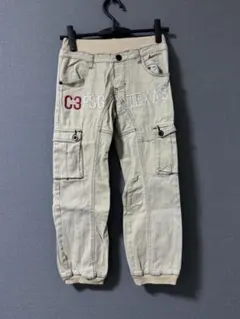 C3 FSG TEXAS 刺繍入りカーゴパンツ