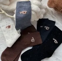 犬柄ソックス　5足セット