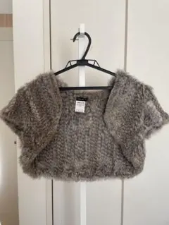 【COMME CA ISM】ラビットファー　ボレロ