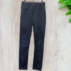 ☆H&M (M) スキニ－パンツ ブラック 黒