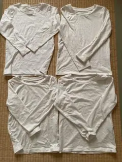 ヒートテック長袖Tシャツ4枚セット
