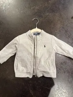 POLO グレー ジップアップトレーナー パーカー ラルフローレン ラルフベビー