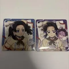 鬼滅の刃 胡蝶しのぶ 神崎アオイ　バレンタイン toyou期 コースター