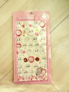 ☆コメントなし既購入OK☆ちいかわ3Dキャラクターシール