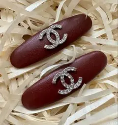 CHANEL ヘアピンノベルティ ブラック2個セット