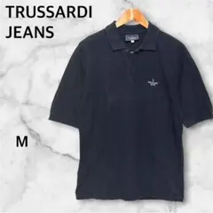 TRUSSARDI JEANS トラサルディ ポロシャツ【M】ネイビーのサムネイル