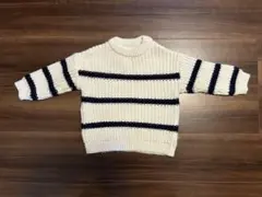 ZARA ベビー ニットセーター ボーダー 80cm