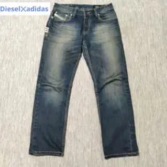 ディーゼル✕アディダスデニムパンツダメージW32
