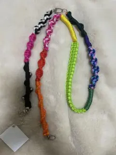 (最終値下げ)パラコードスマホショルダー カラフル レインボー