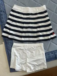 ゴルフ レディース スカート ストライプ