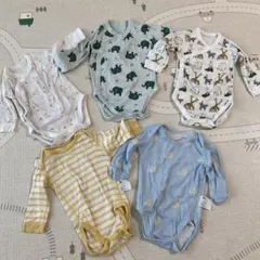 UNIQLO長袖ロンパース、70サイズ