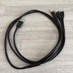 USB タイプA 3in1 充電ケーブル
