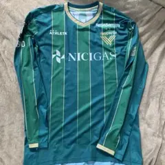 選手実使用 東京ヴェルディ 3rd長袖シャツ　 #2 若狭選手　XO