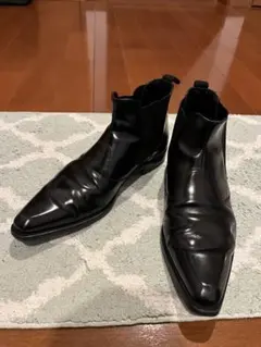 REGAL リーガル 高級 サイドゴアブーツ(25.5cm)ブラック 黒