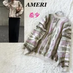 アメリ ヴィンテージ UND MARBLE JACQUARD KNITのサムネイル