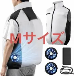空調ベスト ファン付き作業服 36V大風量 40800mAh -18℃冷感 XL - メルカリ