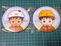 黒子のバスケ LAST GAME カピバラさん 青峰大輝 火神大我 缶バッジ