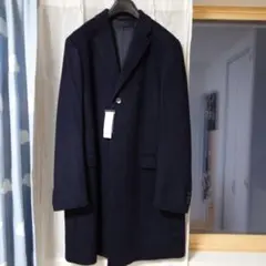 UNIQLO ウールカシミヤネイビー チェスターコート XL