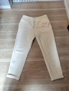 ZARA クリーム色 ジョガーパンツ M