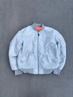 グレー MA-1 フライトジャケット