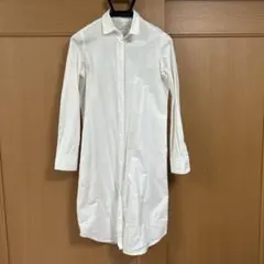 koe thom browne コラボ　ホワイト シャツワンピース 長袖