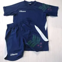 ATHLETA サッカーセットアップ ネイビー160cm150cm
