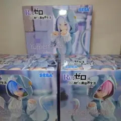 Re:ゼロ　もふもふパックフィギュア　3種　まとめ売り