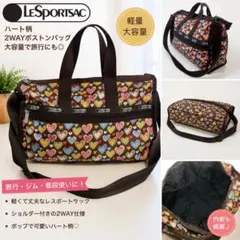 LeSportsac レスポートサック ハート柄 2wayバッグ