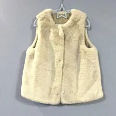 ZARAキッズ　リバーシブルファーベスト