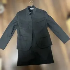 DKNY スタンドカラー　サマースーツ　サイズ4 ダークグレーのサムネイル